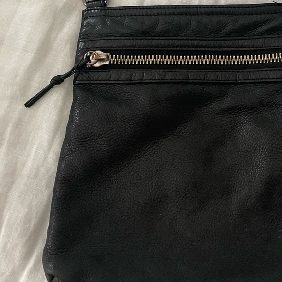 margot Black Leather Crossbody Bag - Picture 2 of 13